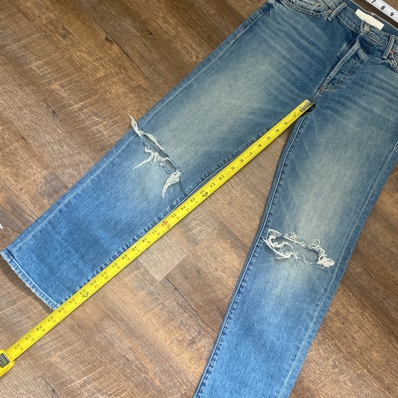 MOTHER THE TRICKSTER ANKLE CRYING ON HOLY GROUND HIGH RISE BUTTON FLY STRAIGHT - Picture 15 of 15